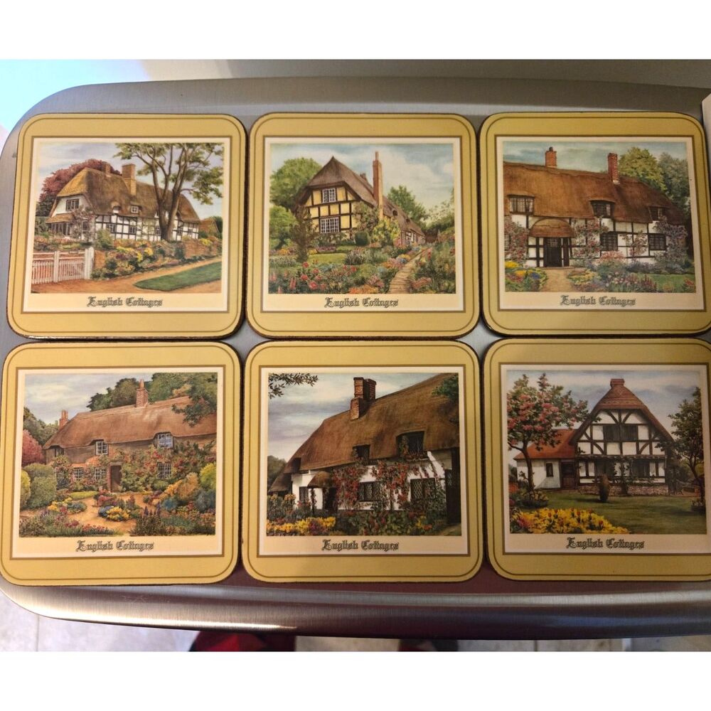 Vintage Pimpernel Placemats and Coasters Set of 6 each Mint Condition